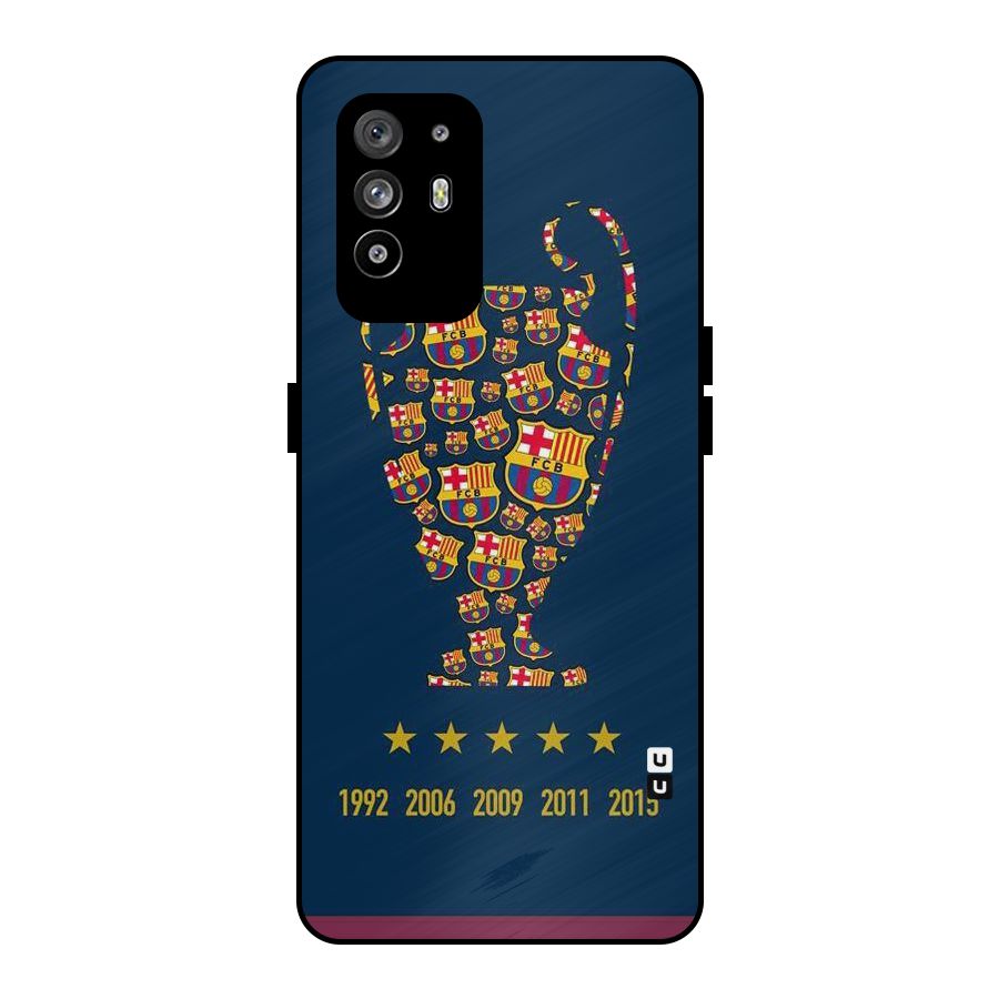 Trophy Team Metal Back Case for Oppo F19 Pro Plus 5G