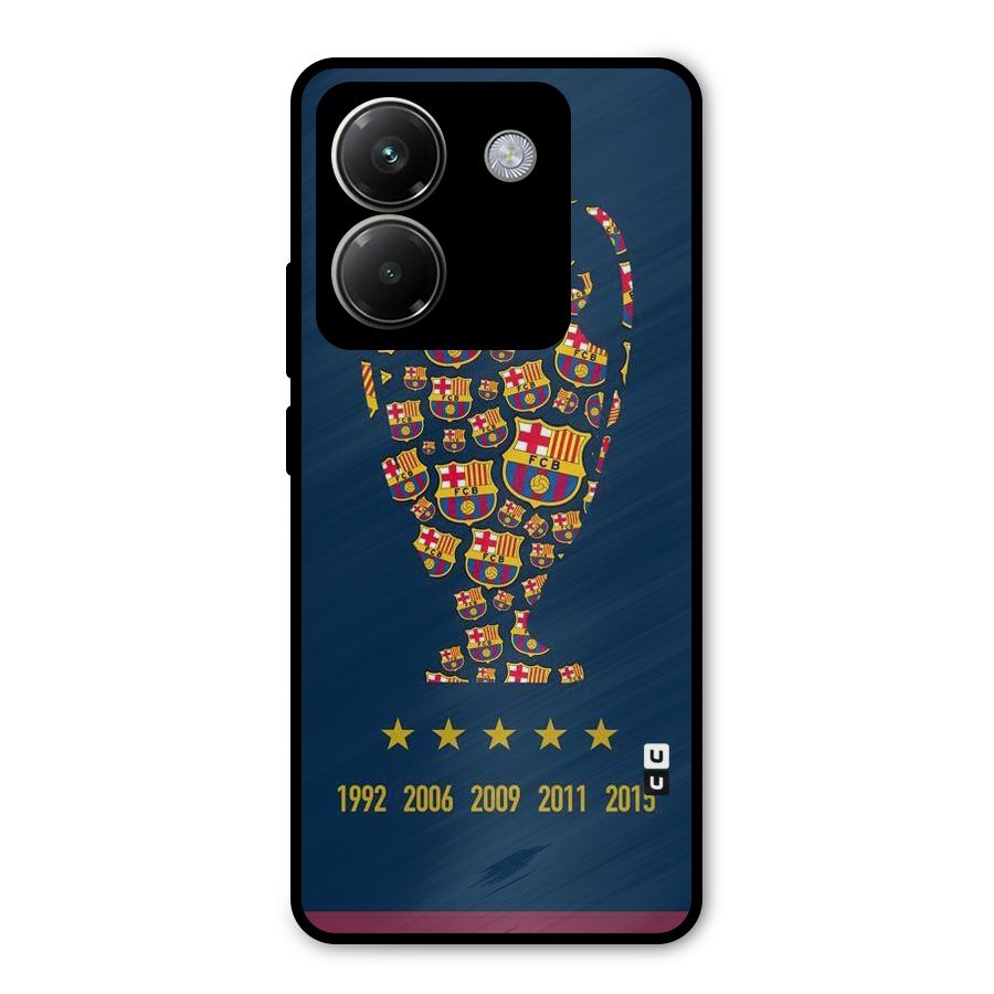 Trophy Team Metal Back Case for Poco M7 Pro 5G