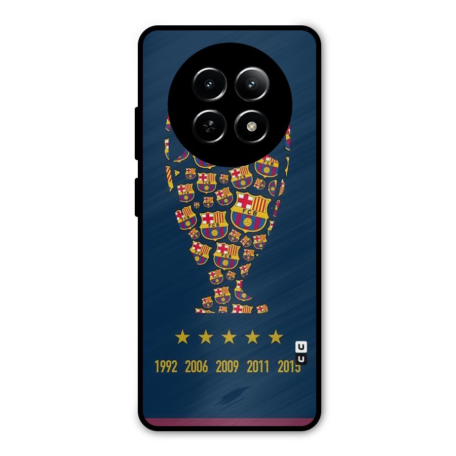 Trophy Team Metal Back Case for Realme 12 5G
