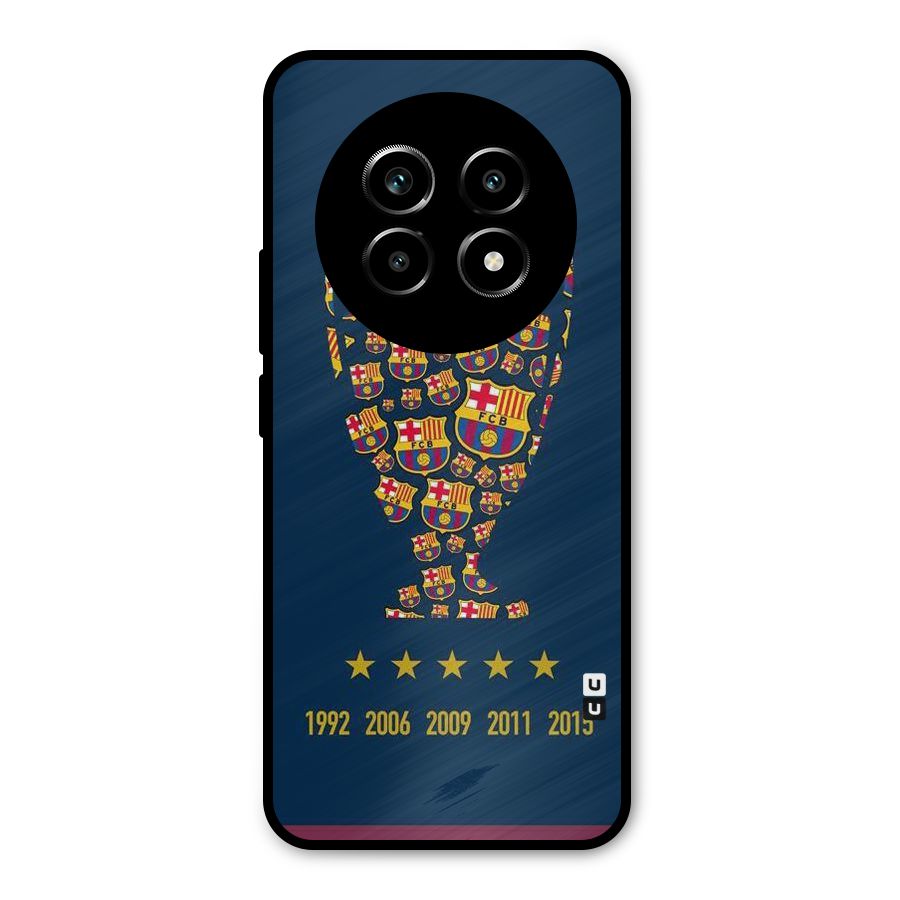Trophy Team Metal Back Case for Realme 13 Pro