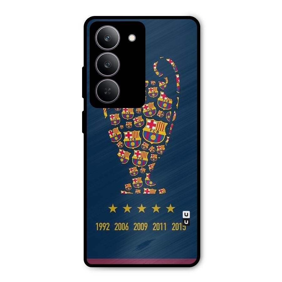 Trophy Team Metal Back Case for Realme 14x
