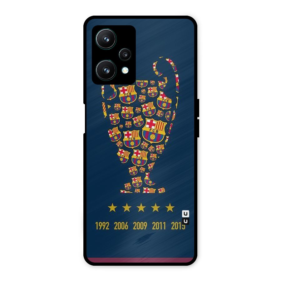 Trophy Team Metal Back Case for Realme 9 Pro 5G