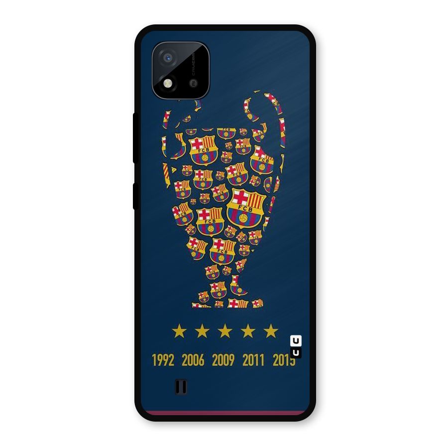 Trophy Team Metal Back Case for Realme C11 2021