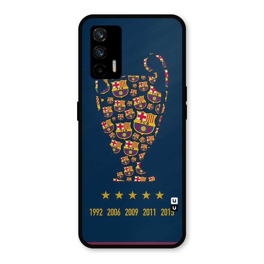 Trophy Team Metal Back Case for Realme GT 5G