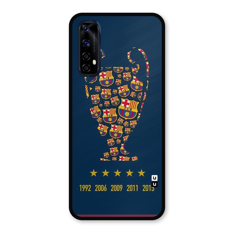 Trophy Team Metal Back Case for Realme Narzo 20 Pro