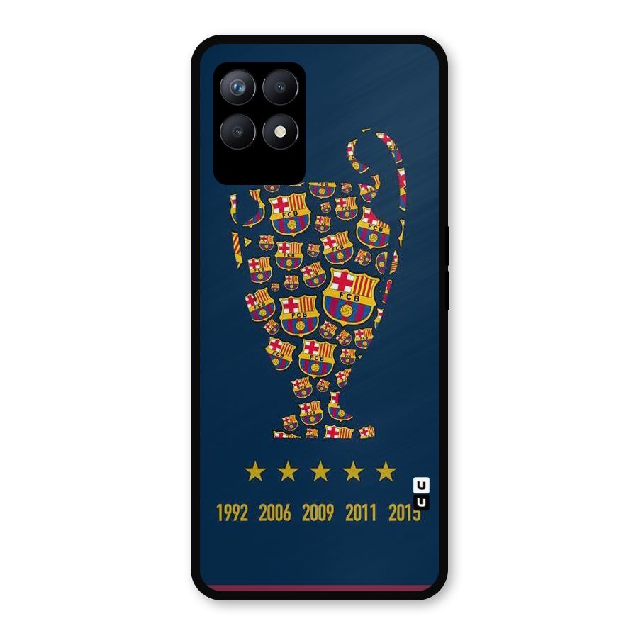 Trophy Team Metal Back Case for Realme Narzo 50