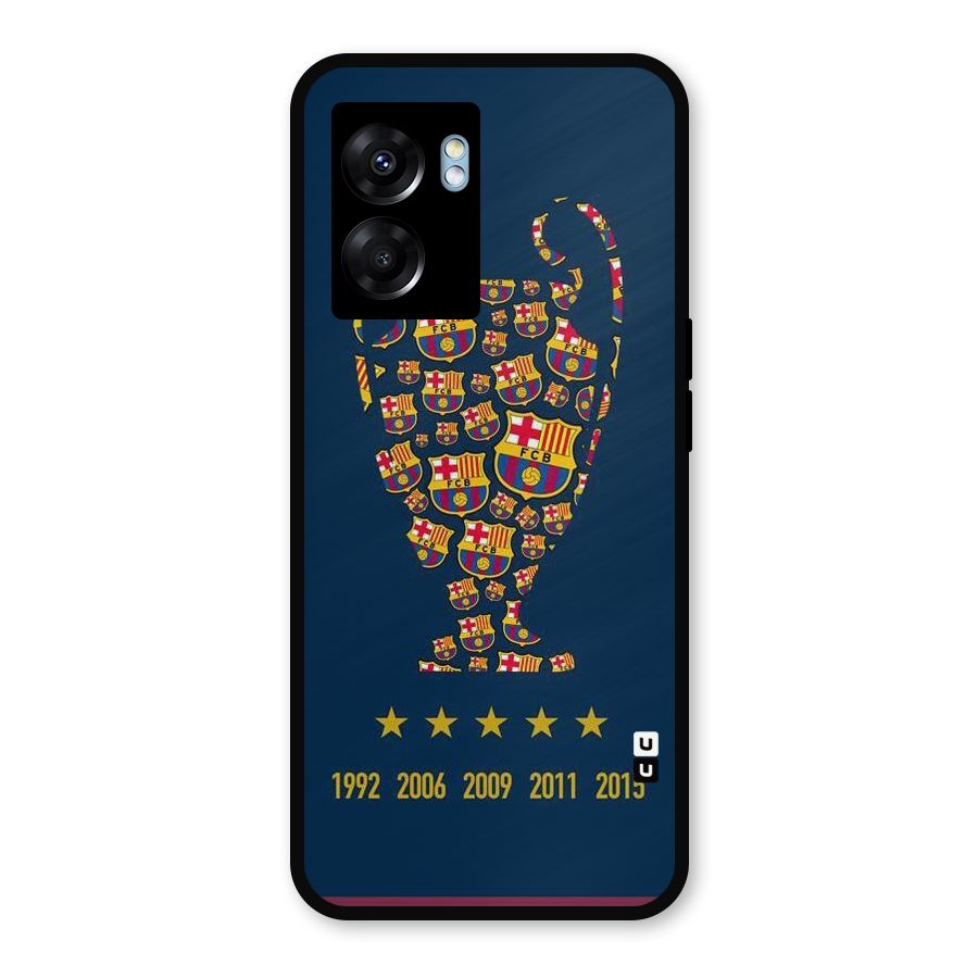 Trophy Team Metal Back Case for Realme Narzo 50 5G
