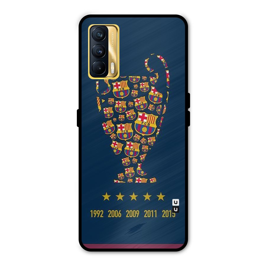 Trophy Team Metal Back Case for Realme X7