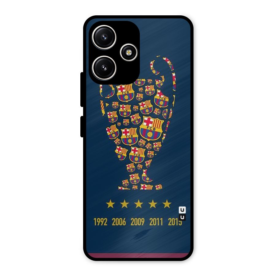 Trophy Team Metal Back Case for Redmi 12 5G
