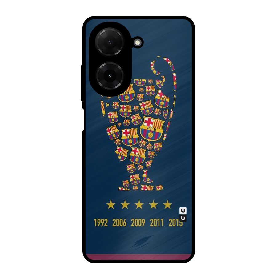 Trophy Team Metal Back Case for Redmi A5 4G
