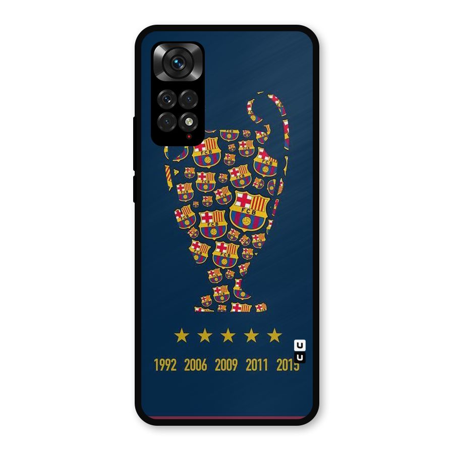 Trophy Team Metal Back Case for Redmi Note 11s