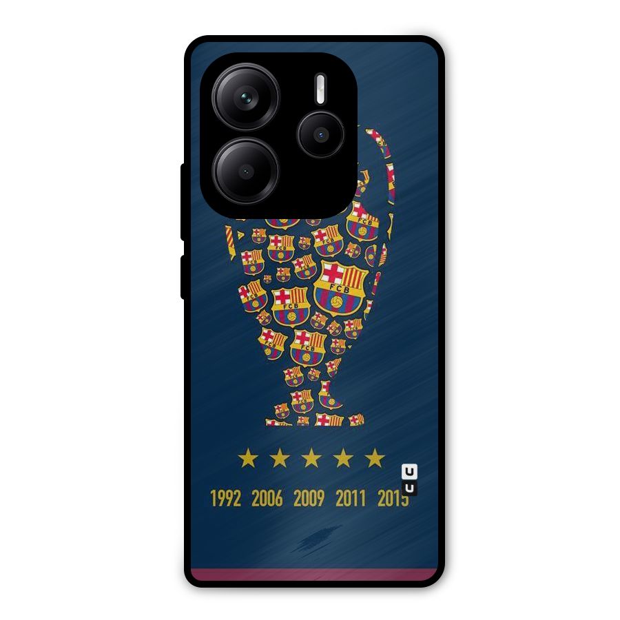 Trophy Team Metal Back Case for Redmi Note 14 5G