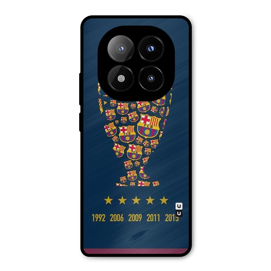 Trophy Team Metal Back Case for Redmi Note 14 Pro Plus 5G