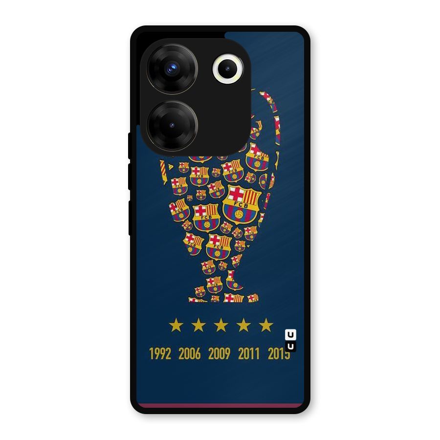 Trophy Team Metal Back Case for Tecno Camon 20