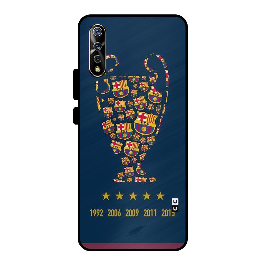 Trophy Team Metal Back Case for Vivo S1