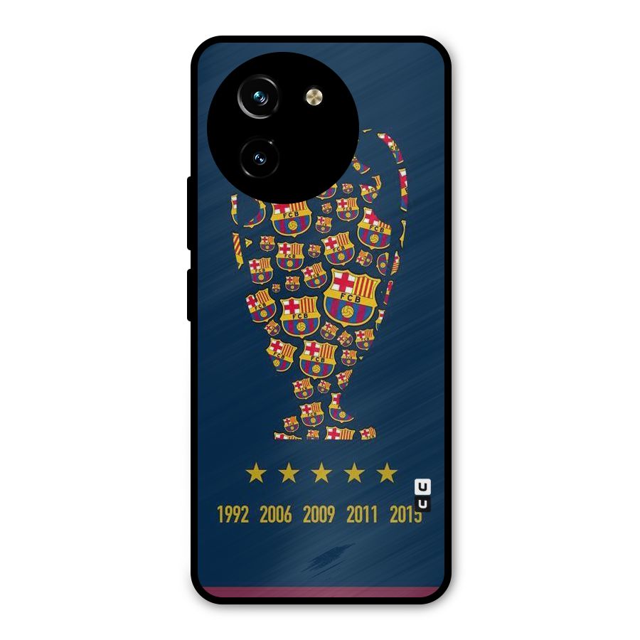 Trophy Team Metal Back Case for Vivo T3x
