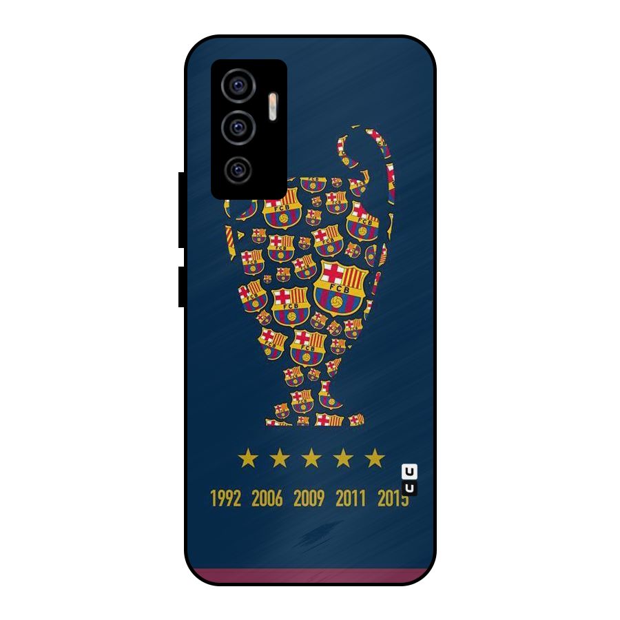 Trophy Team Metal Back Case for Vivo V23e