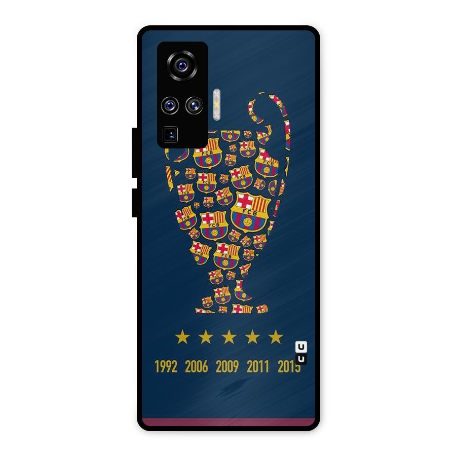Trophy Team Metal Back Case for Vivo X50 Pro