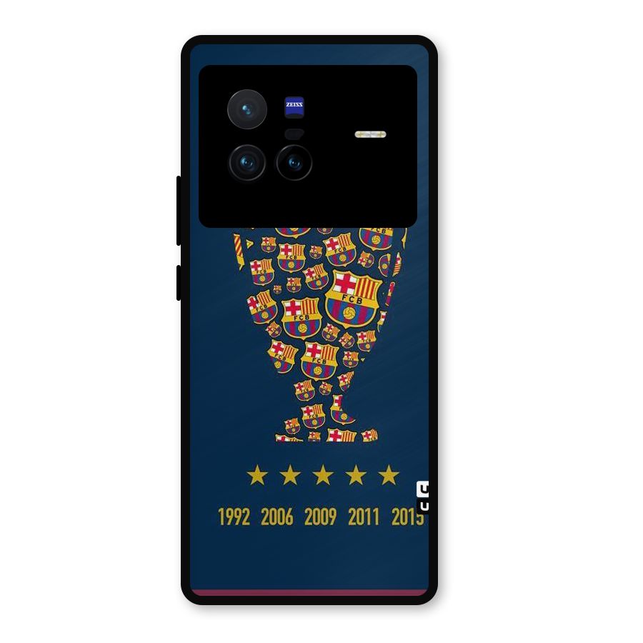 Trophy Team Metal Back Case for Vivo X80