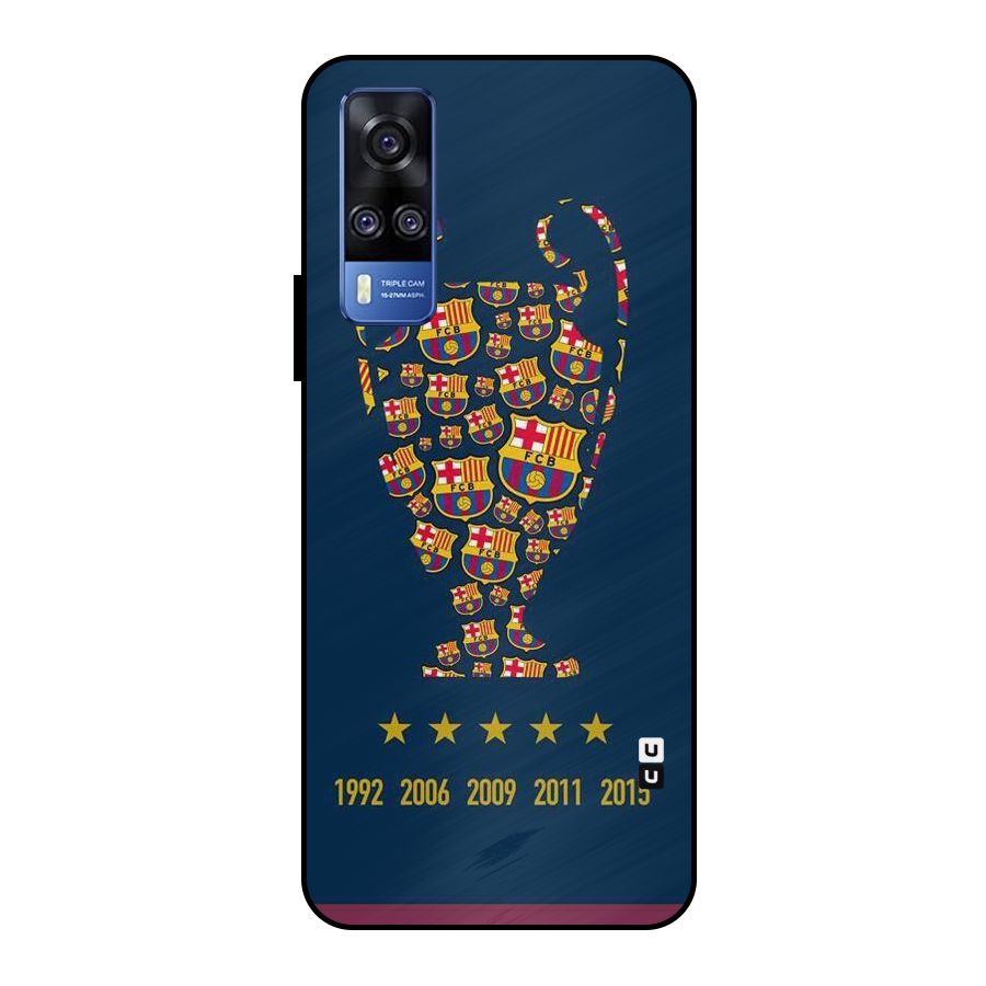 Trophy Team Metal Back Case for Vivo Y51
