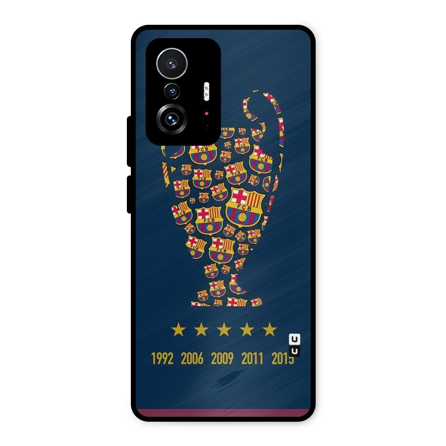 Trophy Team Metal Back Case for Xiaomi 11T Pro