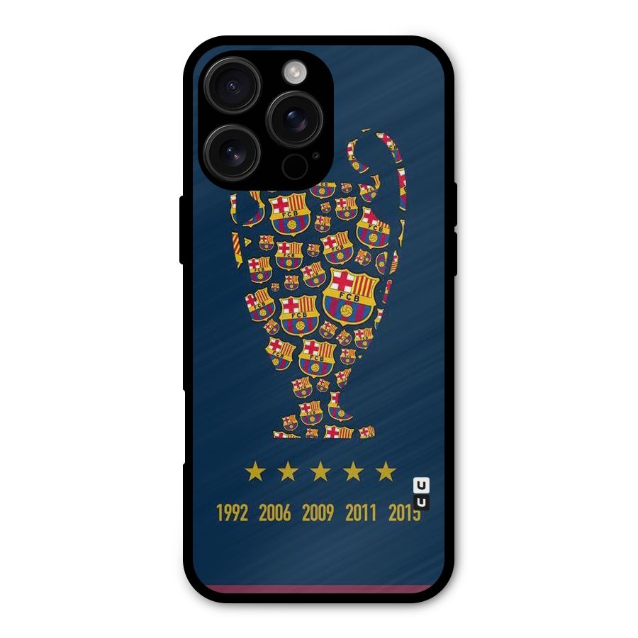 Trophy Team Metal Back Case for iPhone 16 Pro Max
