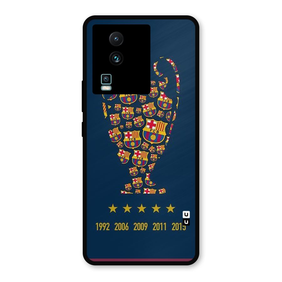 Trophy Team Metal Back Case for iQOO Neo 7