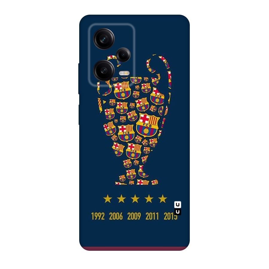 Trophy Team Original Polycarbonate Back Case for Redmi Note 12 Pro