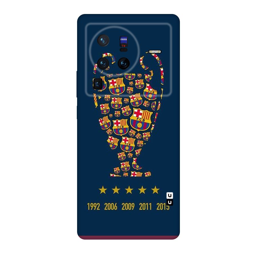 Trophy Team Original Polycarbonate Back Case for Vivo X80