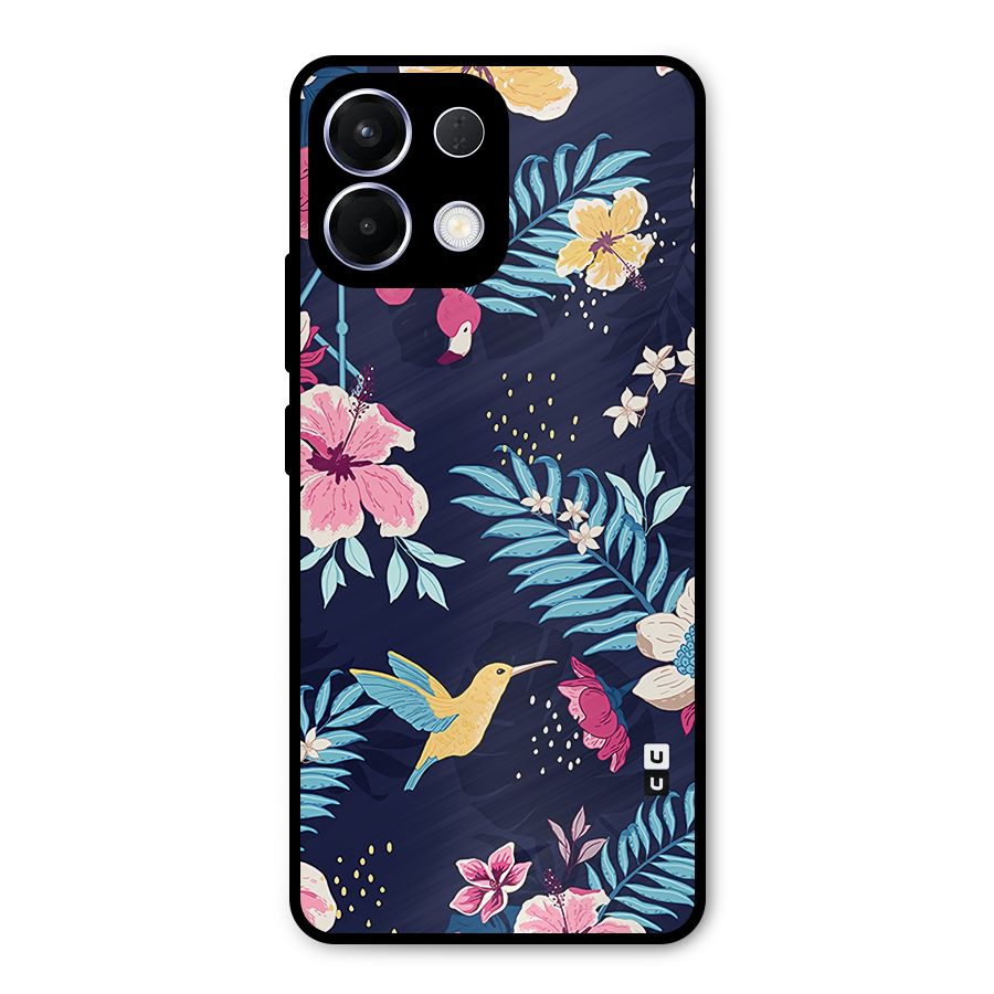 Tropical Flamingo Pattern Metal Back Case for Oppo K13