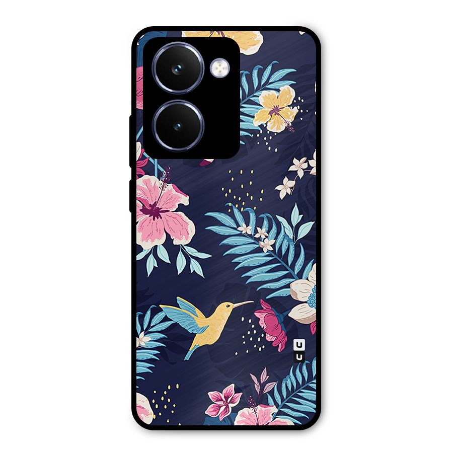 Tropical Flamingo Pattern Metal Back Case for Realme P3 Ultra