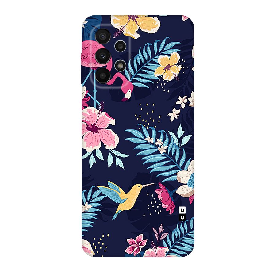 Tropical Flamingo Pattern Original Polycarbonate Back Case for Galaxy A23