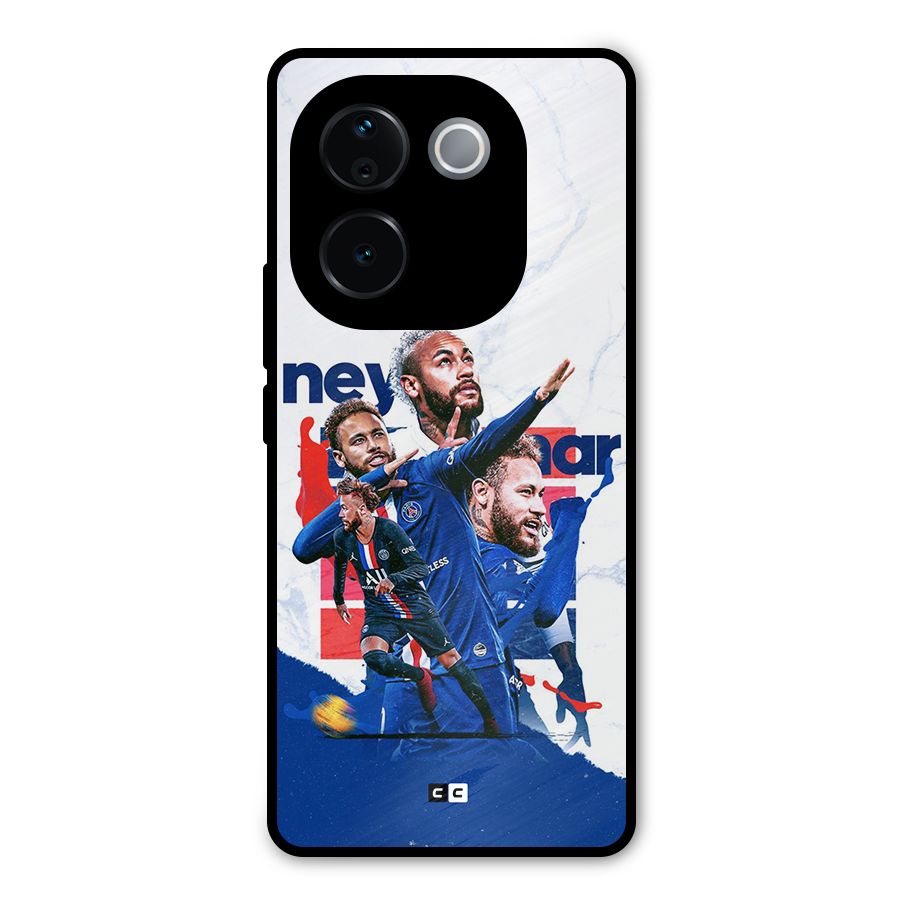 Tropical Sensation Metal Back Case for Vivo T3 Pro