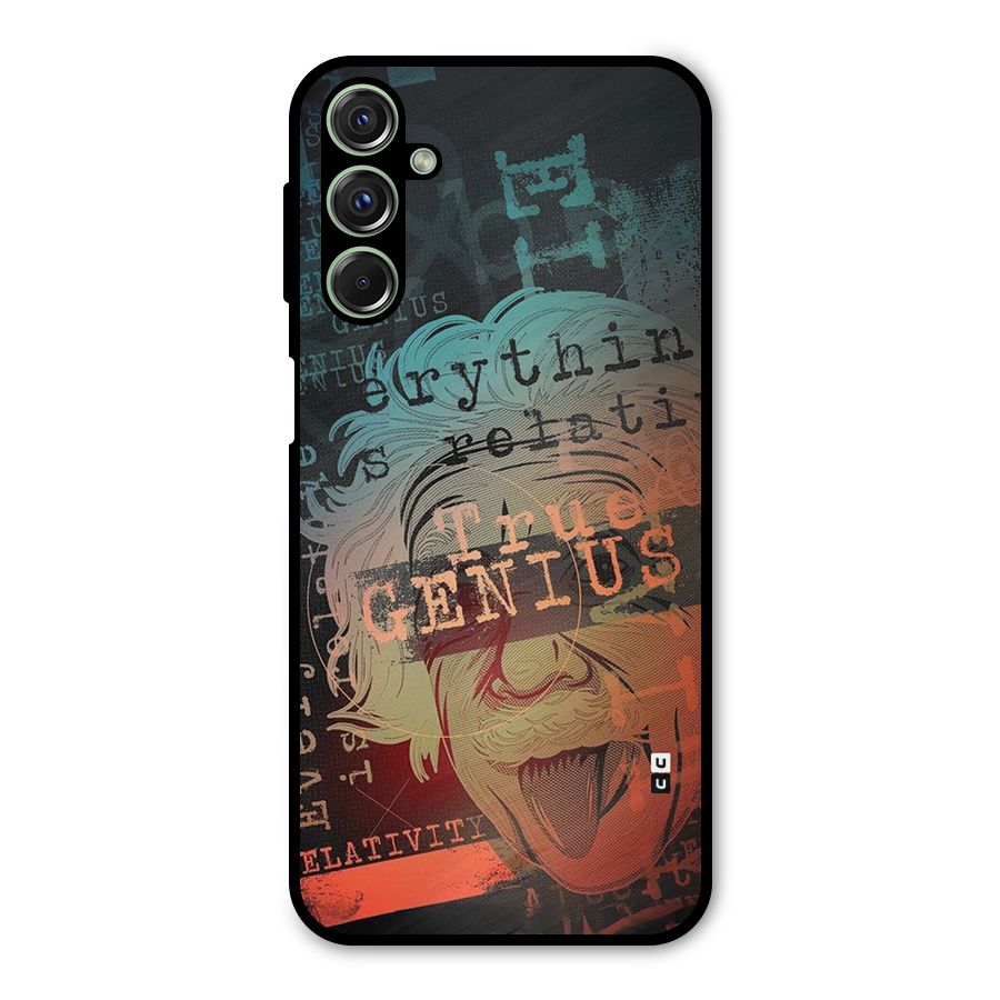 True Genius Metal Back Case for Galaxy F34