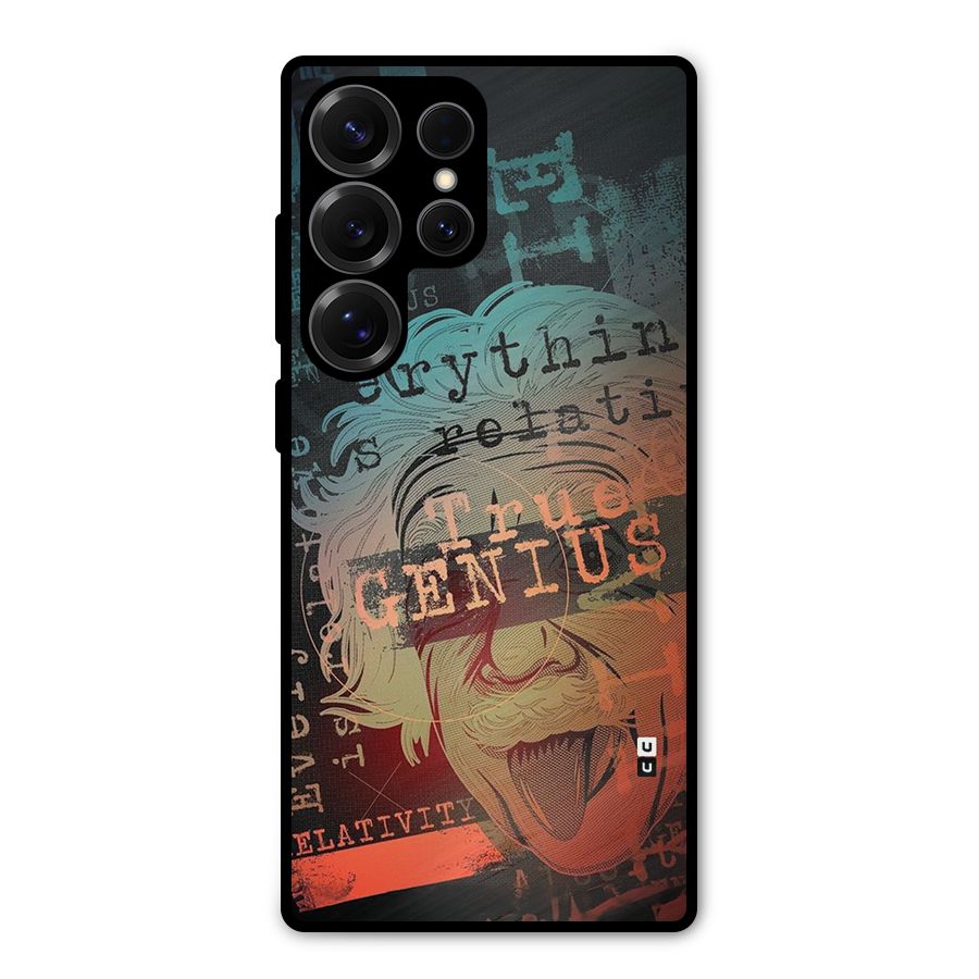 True Genius Metal Back Case for Galaxy S25 Ultra