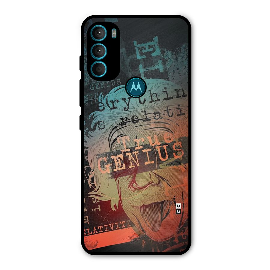 True Genius Metal Back Case for Moto G71 5G