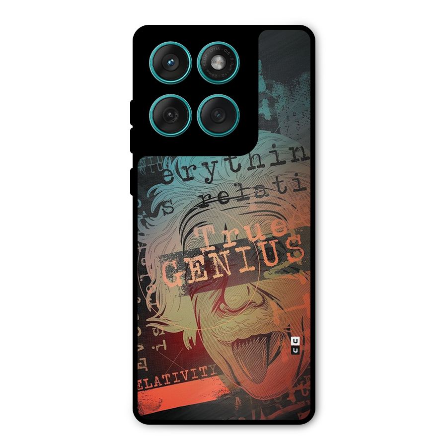 True Genius Metal Back Case for Motorola Edge 60 Fusion