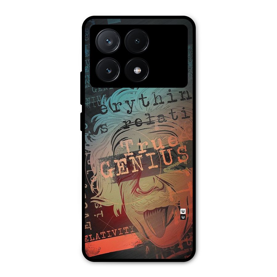 True Genius Metal Back Case for Poco X6 Pro
