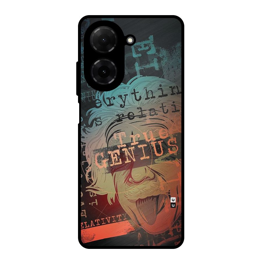 True Genius Metal Back Case for Redmi A5 4G