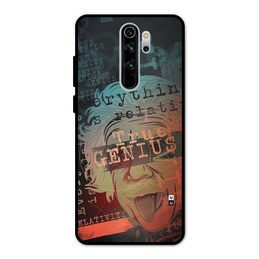 True Genius Metal Back Case for Redmi Note 8 Pro