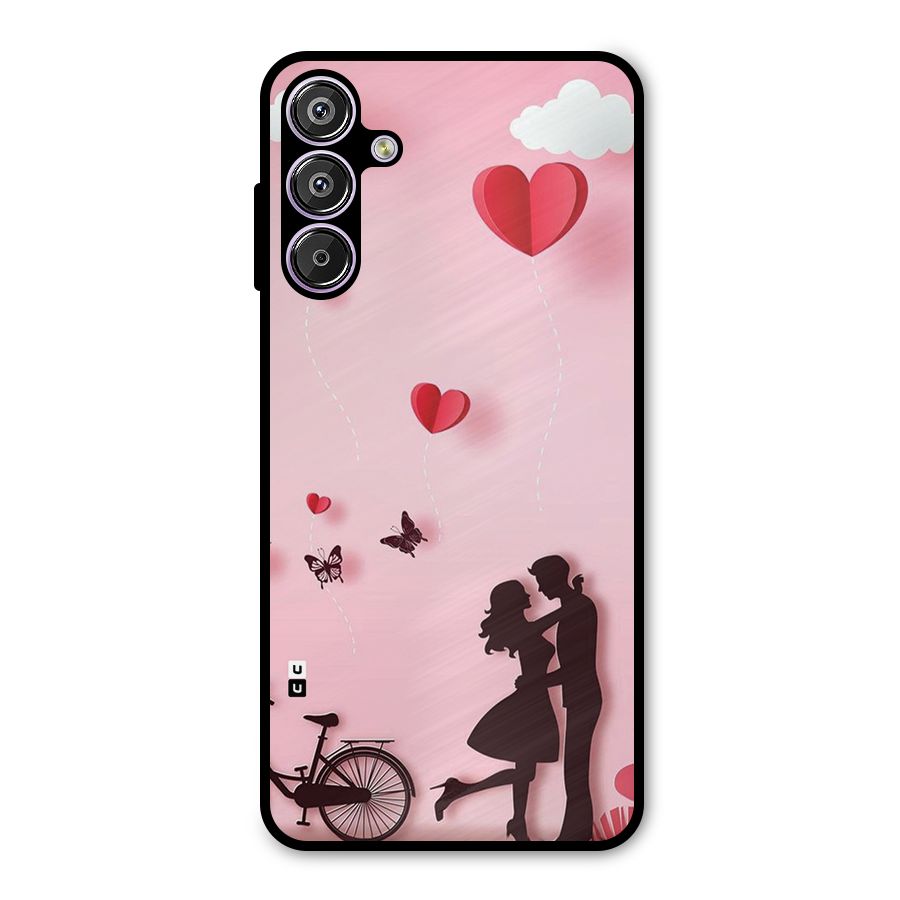 True Love Metal Back Case for Galaxy F15