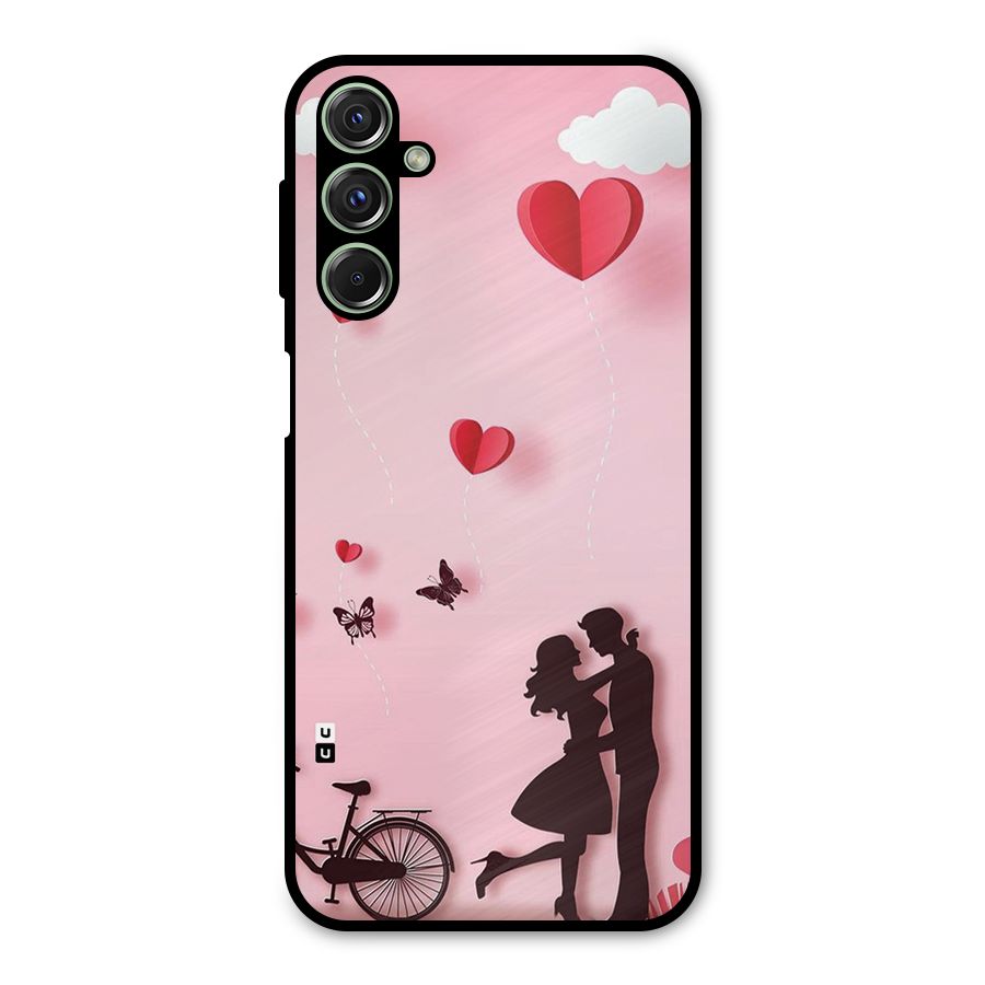 True Love Metal Back Case for Galaxy F34