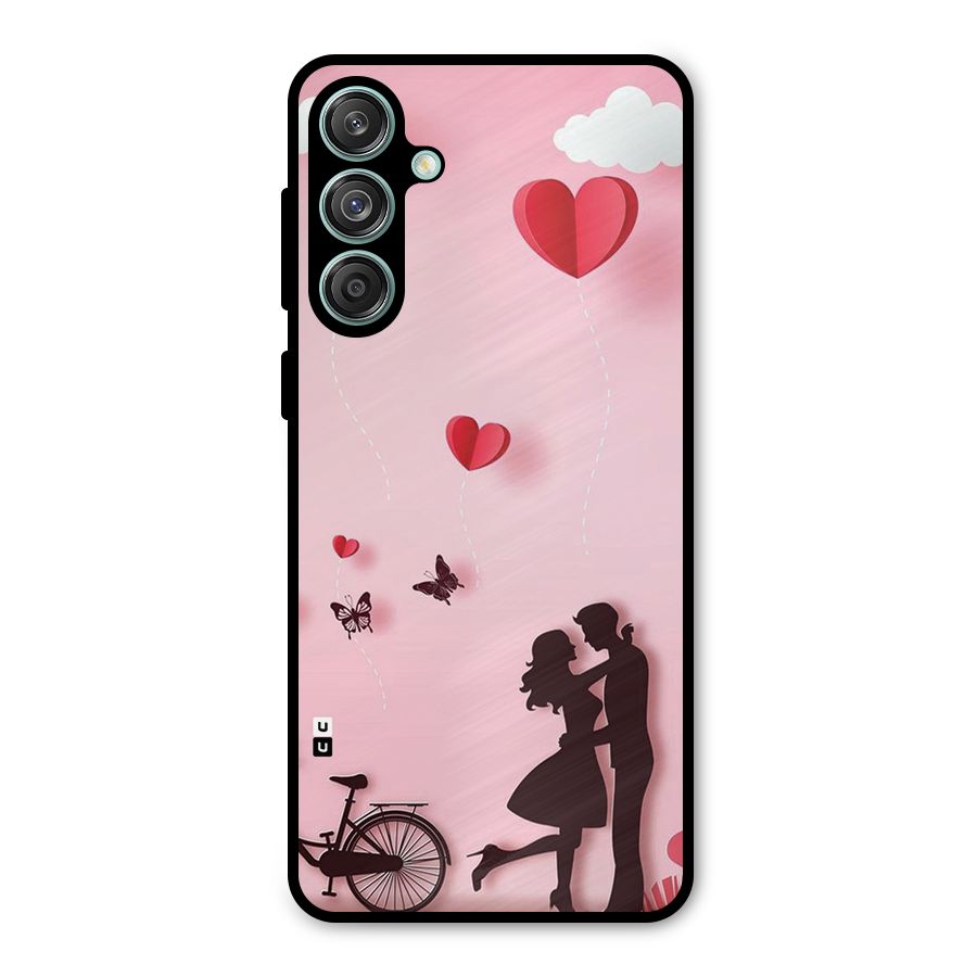 True Love Metal Back Case for Galaxy M55 5G