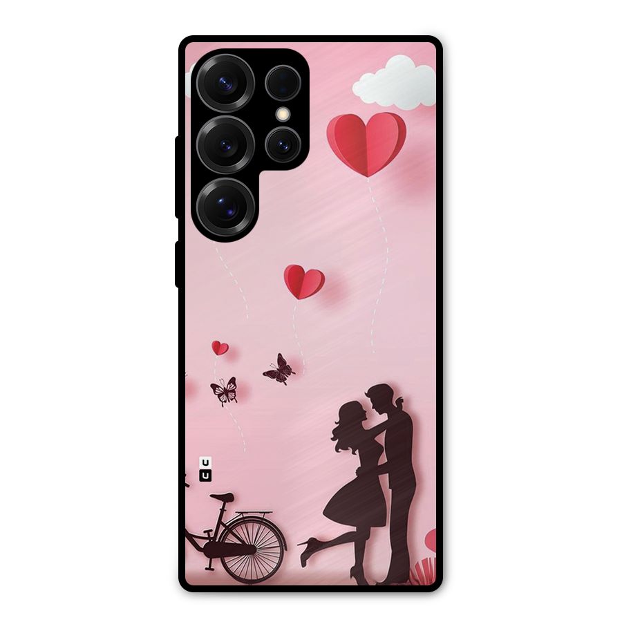 True Love Metal Back Case for Galaxy S25 Ultra