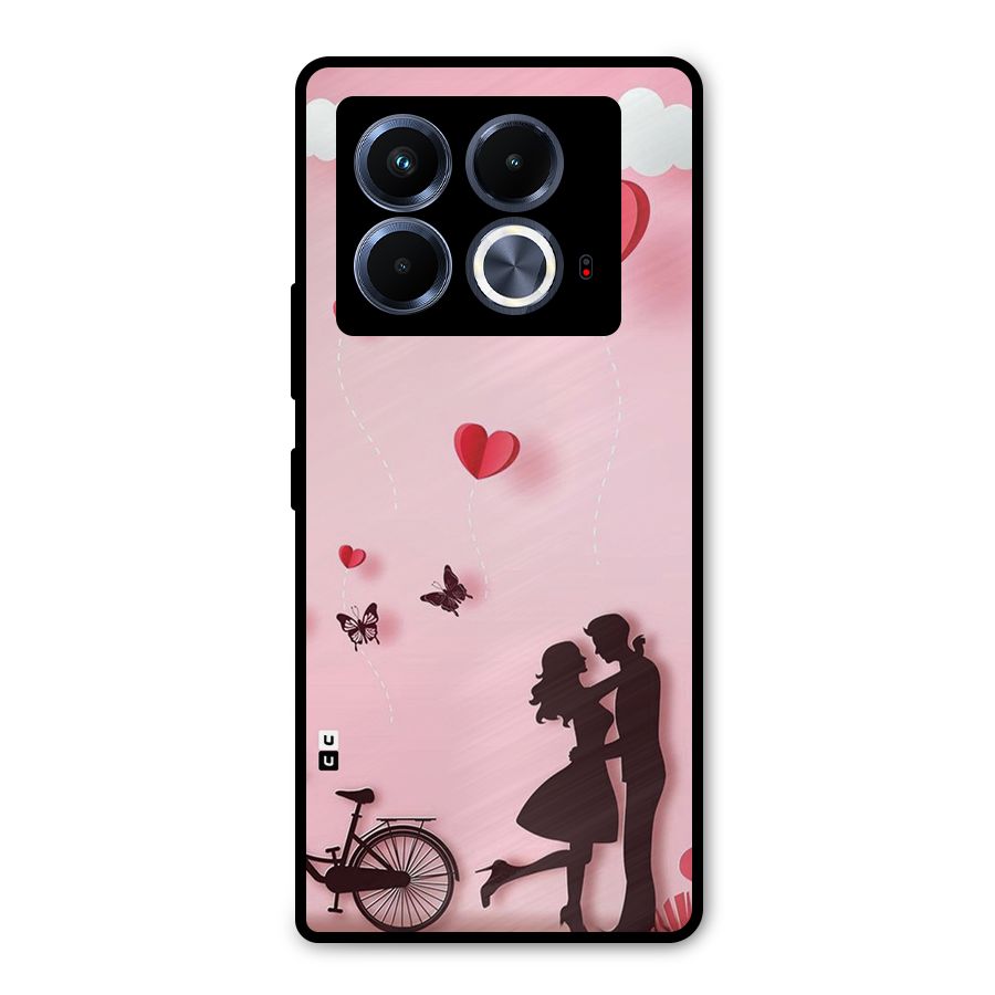 True Love Metal Back Case for Infinix Note 40 5G