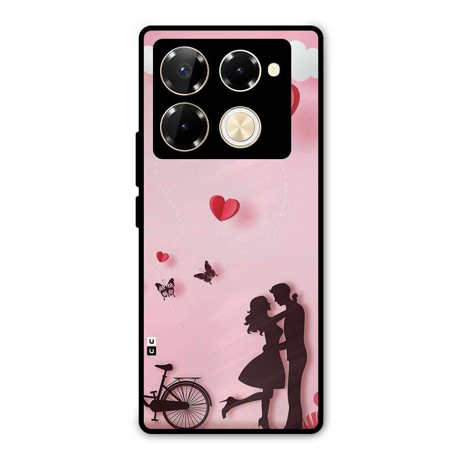 True Love Metal Back Case for Infinix Note 40 Pro