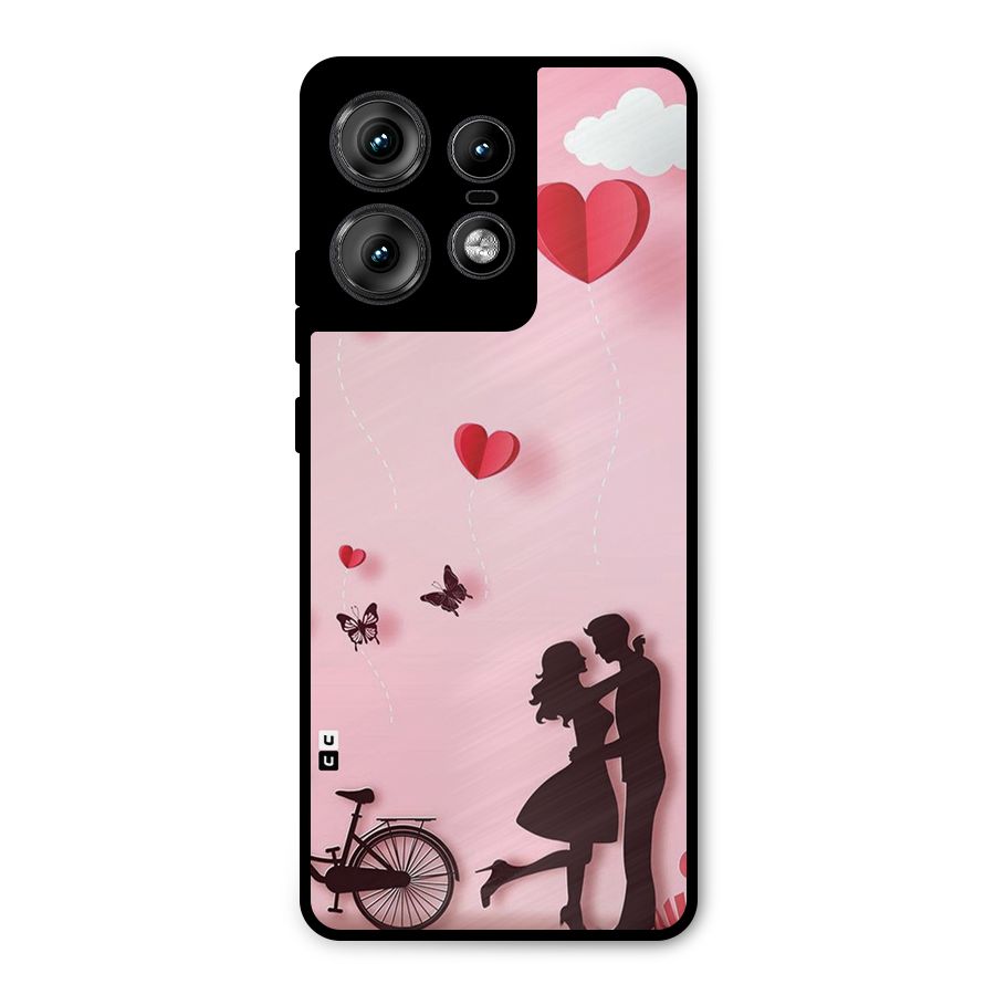 True Love Metal Back Case for Motorola Edge 50 Pro