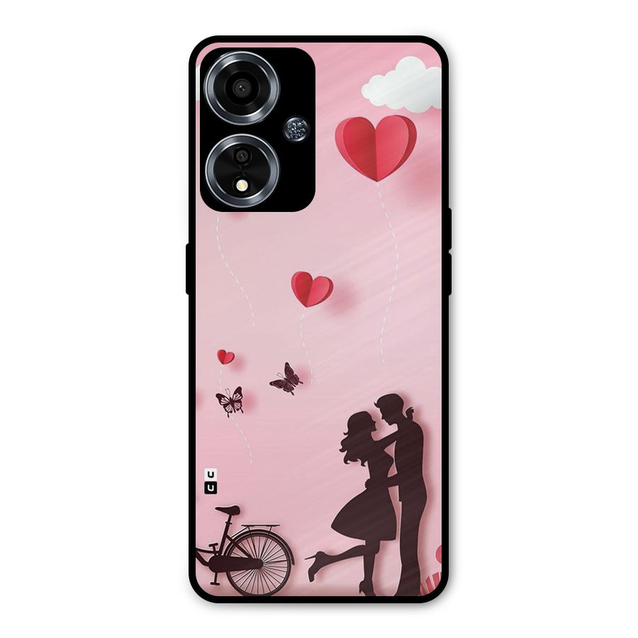 True Love Metal Back Case for Oppo A59
