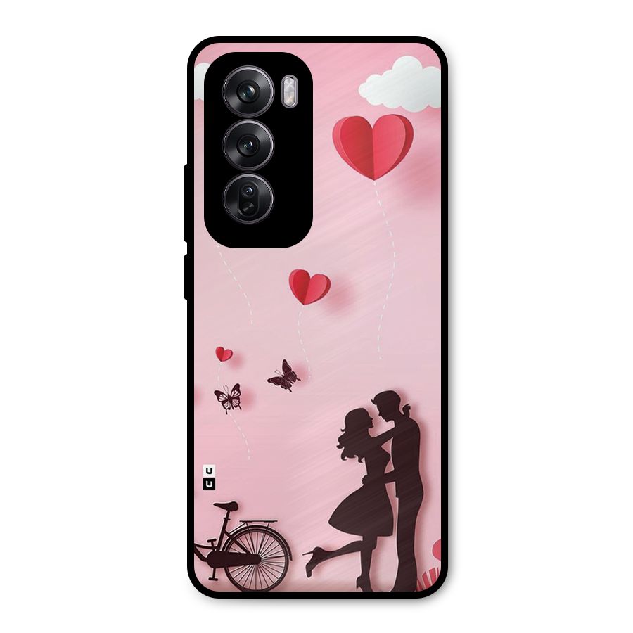 True Love Metal Back Case for Oppo Reno12 Pro