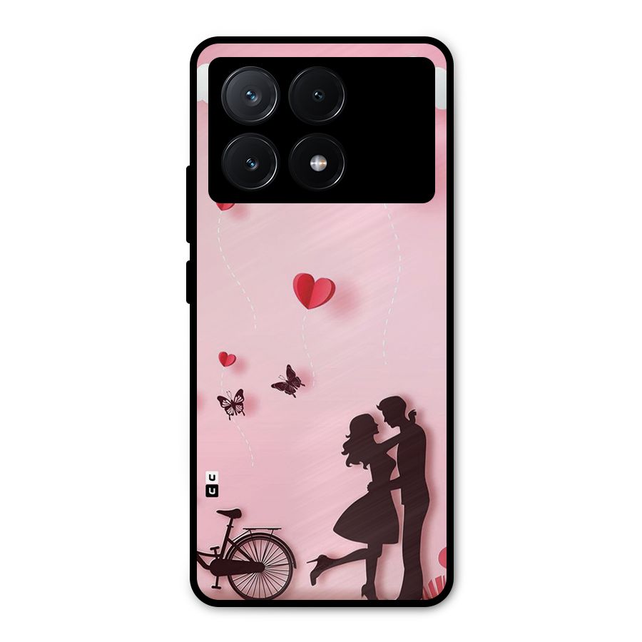 True Love Metal Back Case for Poco X6 Pro